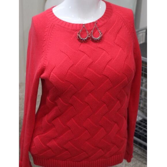 Lands’ End Red Drifter Sweater - Size XL (EUC) - Picture 1 of 6